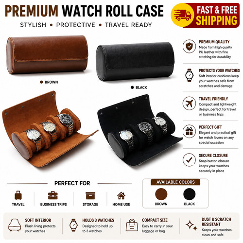 Luxury leather watch - 1, 2