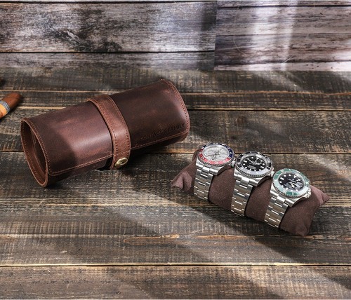 Genuine leather slot - leather, 3