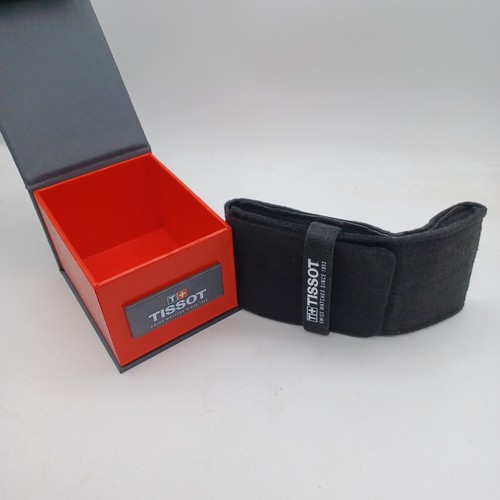 Tissot black used watch - watch, box