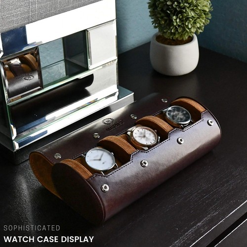 Genuine leather watch - watch, roll