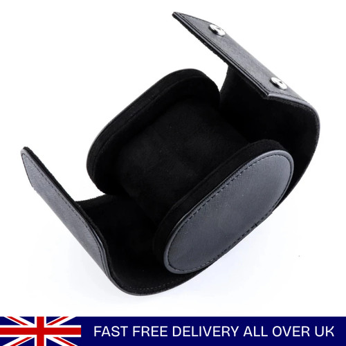 Single watch roll travel case - watch,