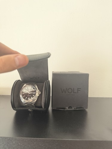 Wolf black single watch roll - wolf,