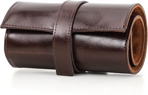 Genuine leather watch roll - watch,