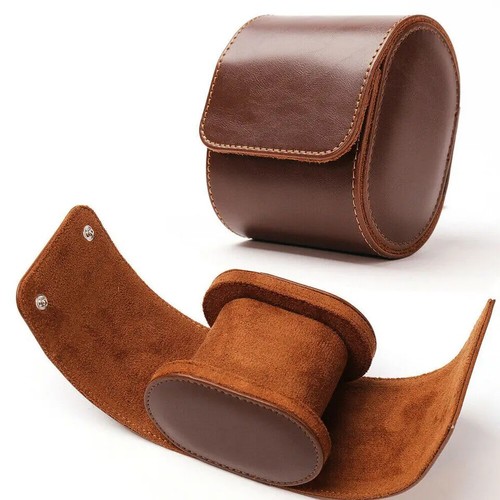 Single watch roll travel case - single,