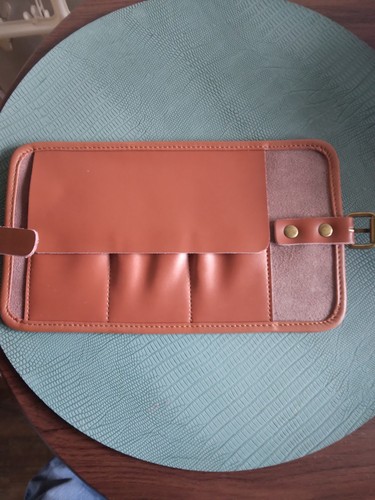 Leather watch roll - watch,