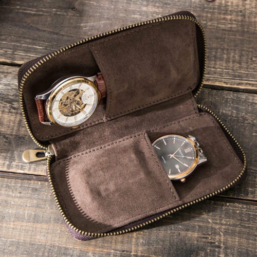 Genuine leather watch roll - genuine,