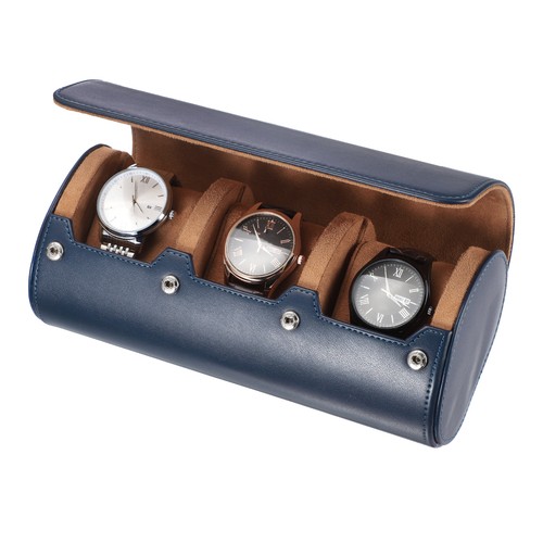 Leather watch travel - watch, case